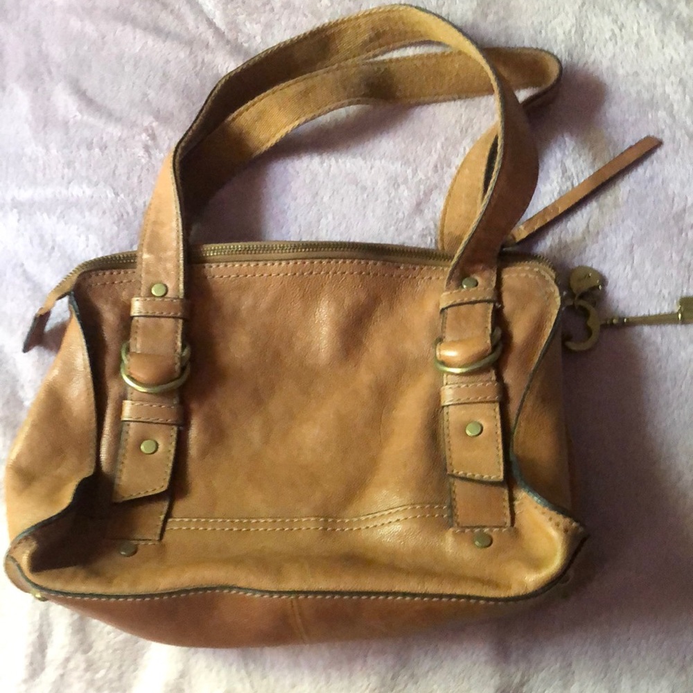 COPY - Brand new without tags, fossil leather satchel YB